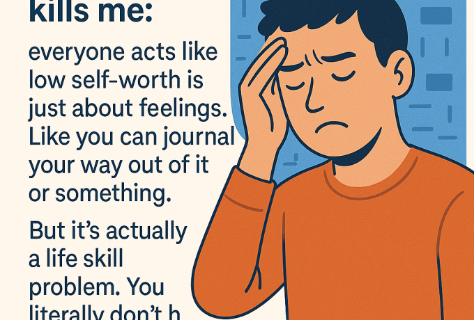 life skills to fix low self-worth